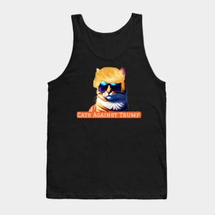 Cats Against Trump Tank Top